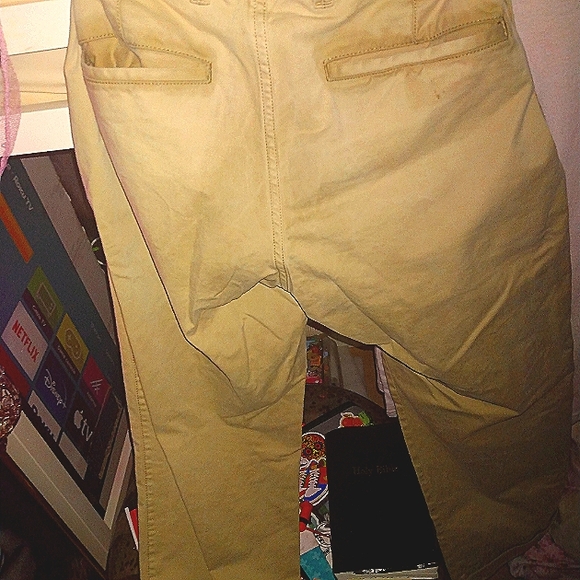 Khaki cargo pants - Picture 1 of 2